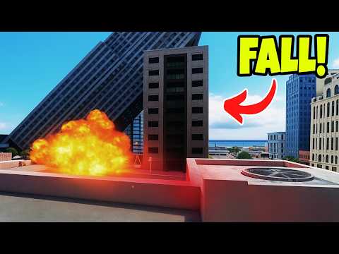 Realistic COLLAPSING SKYSCRAPERS In Roblox!