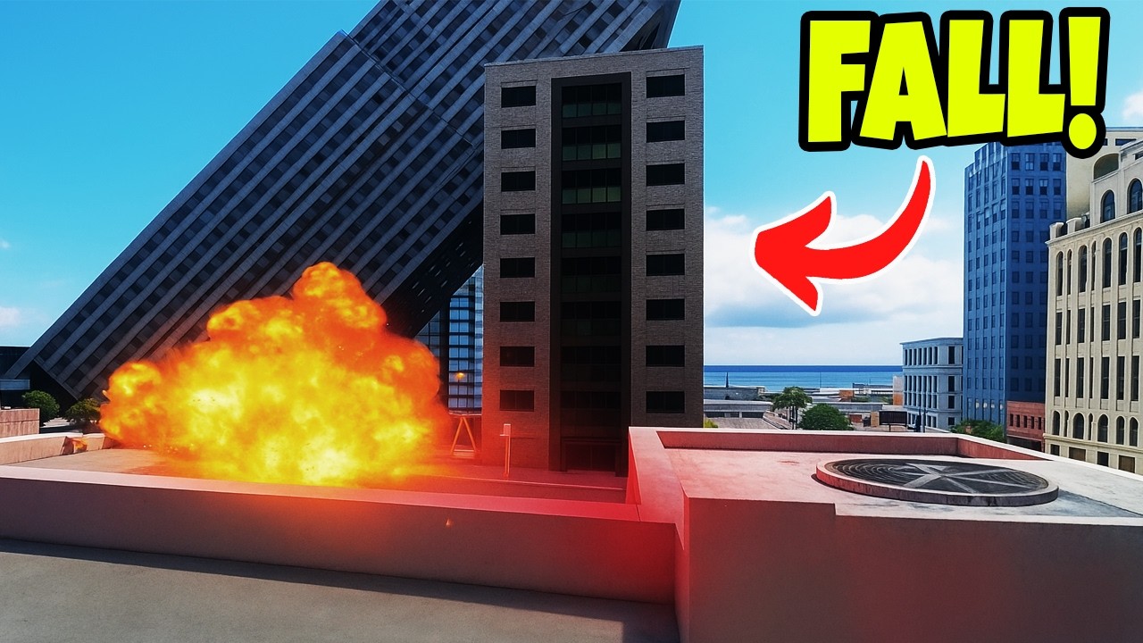 Realistic COLLAPSING SKYSCRAPERS In Roblox!