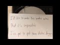 Dishes - Pulp (lyric video) | PAPER LYRICS
