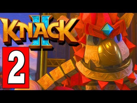 KNACK 2 Gameplay Walkthrough Part 2 THROUGH THE MOUNTAIN / THE FROZEN MINE