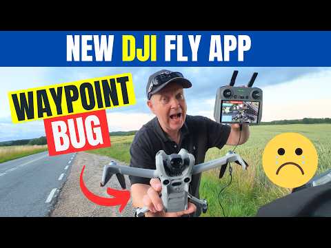 Did the New DJI Fly App Update Fix Critical Crashes During Waypoint Missions?