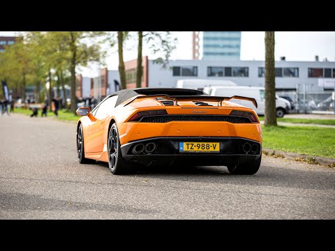 Lamborghini Huracan Spyder with Akrapovic Exhaust - Accelerations & Revs !