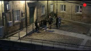 Botellón en la plaza de As Mercedes