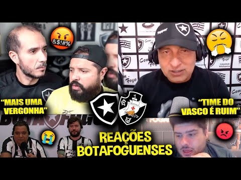 REAÇÕES dos BOTAFOGUENSES FURIOSOS com a DERROTA - BOTAFOGO 2X4 VASCO [REACT PAULISTÃO 2024]