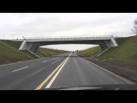 B96n Fahrt auf Rügen Neuer Ausbau Abschnitt