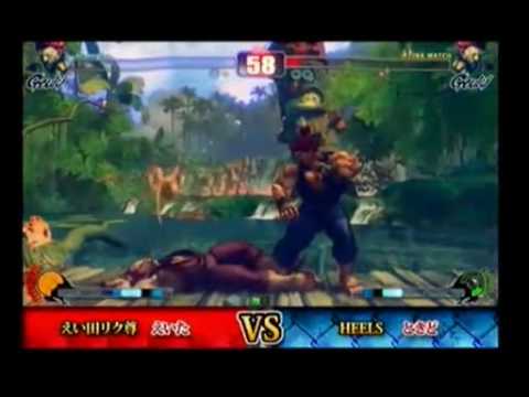 [SF4 Japan Nationals] Mago (Sa)Tokido (Ak) Akimo (Ho)vs Eita (Ak) Maeda Taison (Ba) Rikuson (Sa) #2