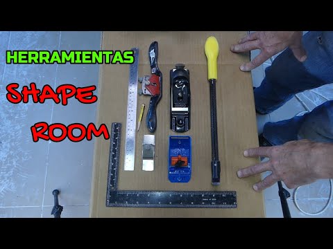 HERRAMIENTAS SHAPE ROOM TABLAS DE SURF.
