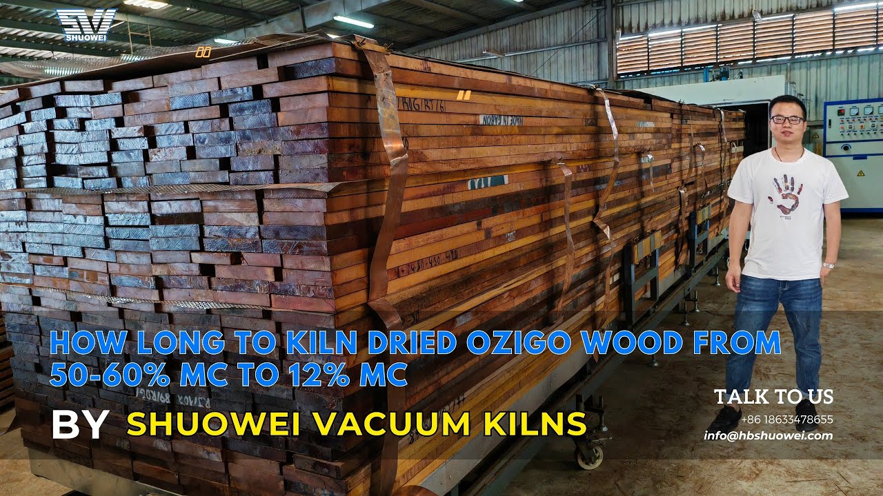 How Long to Kiln Dried OZIGO Wood from 50–60% MC to 12% MC?