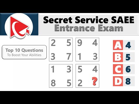 How to Pass SAEE (SECRET SERVICE AGENT ENTRANCE EXAM) - Questions and Answers with Solutions
