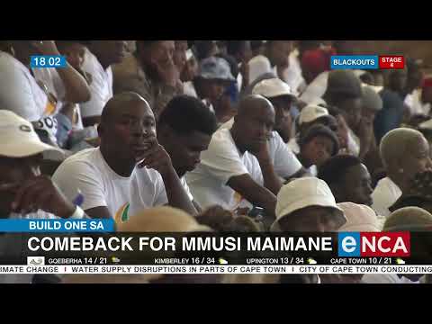 Build One SA Comeback for Mmusi Maimane