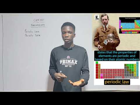 Chemistry Periodic Table PART I JAMB/UTME/WAEC/A-LEVEL