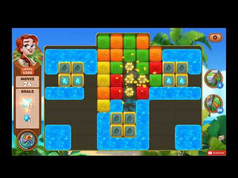 Lost Island Blast Adventure Level 1508 NO BOOSTERS - A S GAMING ✔