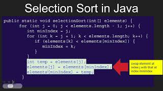 Unit 7, Lesson 6   Selection and Insertion Sort