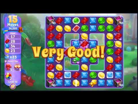 Wonka's World of Candy Level 52 - NO BOOSTERS + FULL STORY 🍫 | SKILLGAMING ✔️