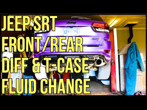Jeep Grand Cherokee SRT WK2 Front / Rear Differential Diff & Transfer Case Fluid Change / Replace