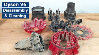 How to Disassemble and Clean the Dyson V6 Vacuum Cleaner - Full Tutorial