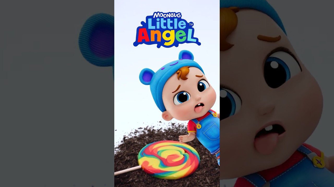 YUCK! DIRTY LOLLIPOP 😖😖😖  #nurseryrhymes #funnyshorts  #babyjohn