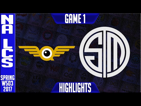 Fly Quest vs TSM Highlights Game 1 - NA LCS W5D3 Spring 2017 - FLY vs TSM G1