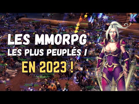 🚀 TOP DES MMORPG LES PLUS PEUPLÉS EN 2023 ! #mmorpg