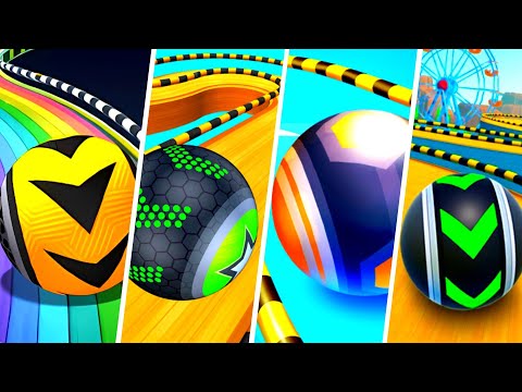 Rolling Ball Sky vs Going Balls vs Action Balls vs Sky Ball Jump - Android, IOS gameplay