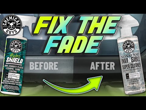 Sun-Faded Trim? Clean, Restore and Protect Your Dull, Chalky Plastics In An Instant! | Chemical Guys