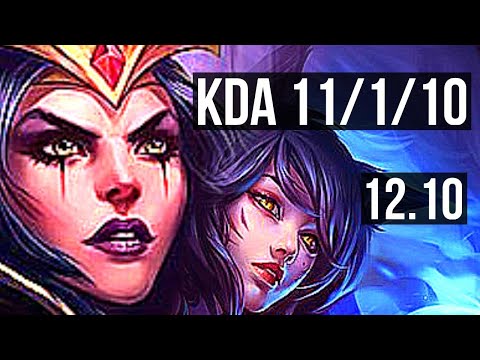 LEBLANC vs AHRI (MID) | 11/1/10, Rank 4 LeBlanc, Rank 9, 6 solo kills | KR Challenger | 12.10