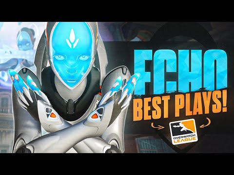 BEST MOMENTS ECHO OVERWATCH LEAGUE PLAYS - Overwatch Montage