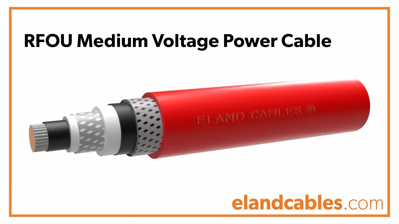 RFOU Medium Voltage Power Cable animation