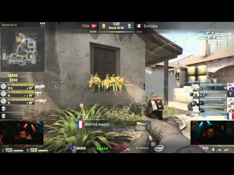 EnVyUs Happy Amazing Desert Eagle ACE vs TSM DreamHack London 2015