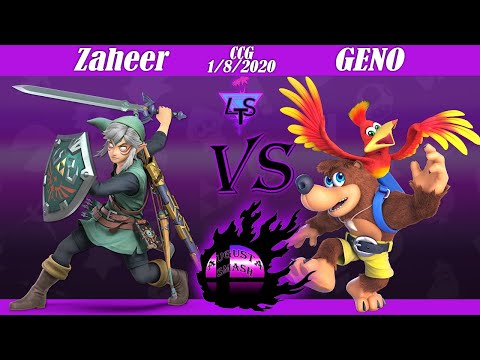 CCG Smash Ultimate 1/8/2020 - GENO (Banjo and Kazooie) vs Zaheer (Link)