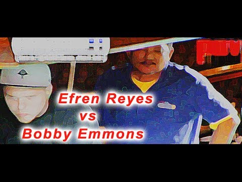 Part 1 / Efren Reyes vs Bobby Emmons / 1 Pocket Match!