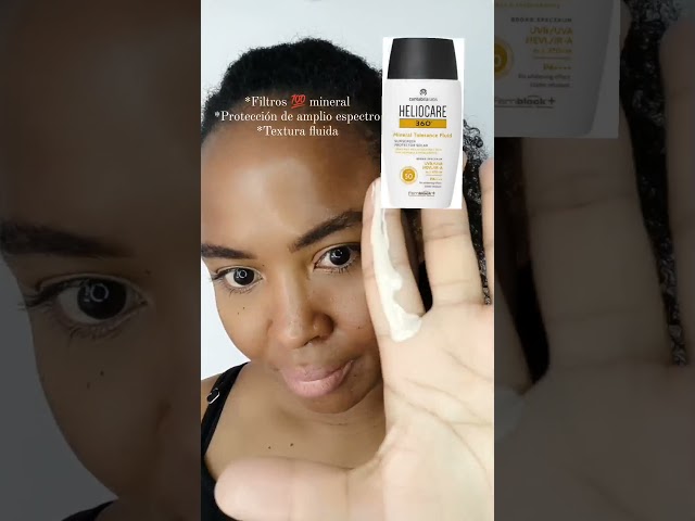 Vídeo relacionado con Tahe Bioprotector compacto solar mineral facial con protección 50+ con color mimético, 0% filtros químicos, 15 ml