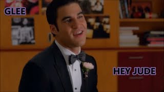 Glee-Hey Jude (Lyrics/Letra)