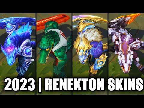 All Renekton Skins Spotlight 2023 | League of Legends