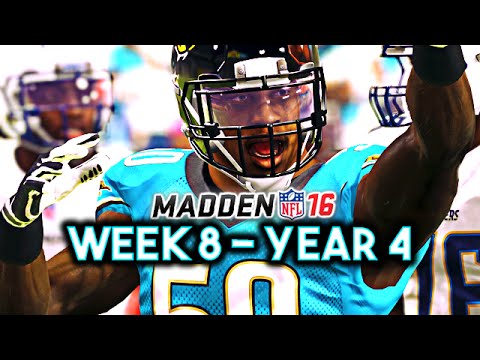 Madden 16 Jaguars Connected Franchise Year 4 - Week 8 vs Chargers | Ep.73