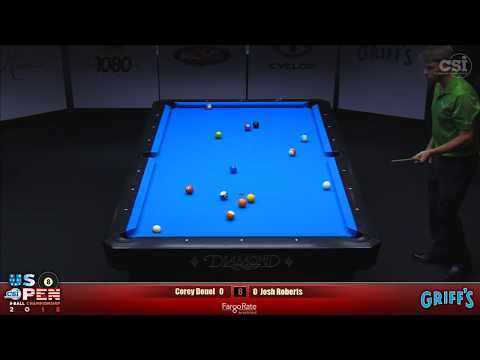2018 US Open 8-Ball Championship: Corey Deuel vs Josh Roberts