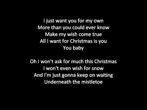 mariah carey all i want for christmas is you lyrics hq hd - All I Want For Christmas Is You Mariah Carey Lyrics mariah carey all i want for christmas is you lyrics hq hd - All I Want For Christmas Is You Mariah Carey Lyrics