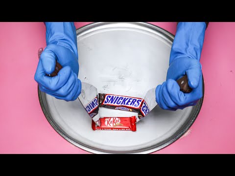 Snickers KITKAT - Ice Cream Rolls | satisfying Food Transformation with Chocolate Bars