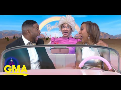 'GMA' goes 'Barbie' to kick off Oscars afterparty