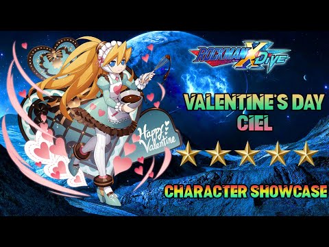 MegaMan X DiVE - Valentine's Day Ciel 5* Character Showcase