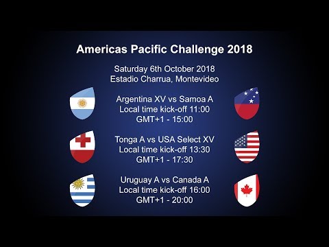 It’s Tonga A v USA Rugby Select XV in match two of the World Rugby Americas Pacific Challenge