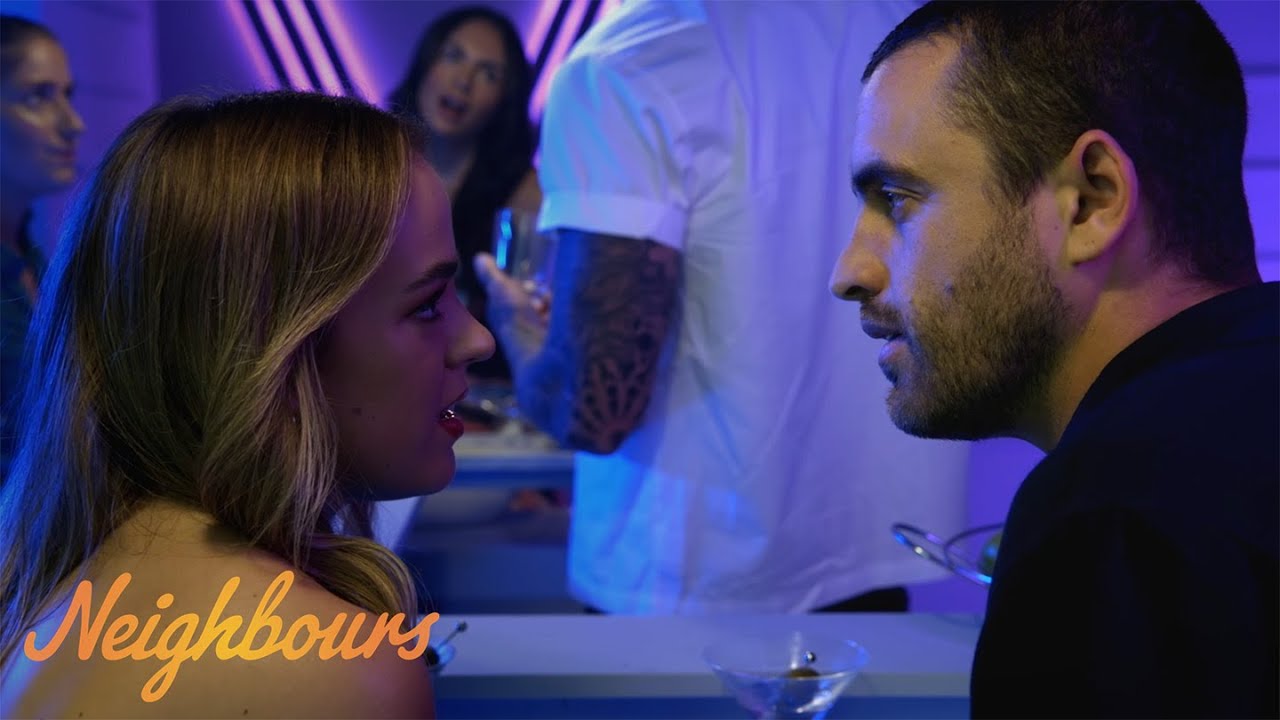 Sparks Fly Between Holly and Andrew | Neighbours - YouTube