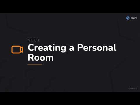 Creating a Personal Room