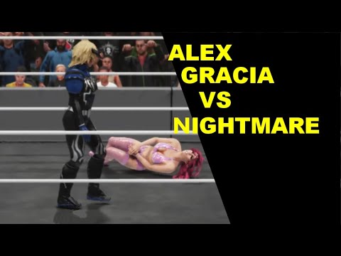 WWE 2K19 Alex Gracia vs Nightmare - Mixed Match