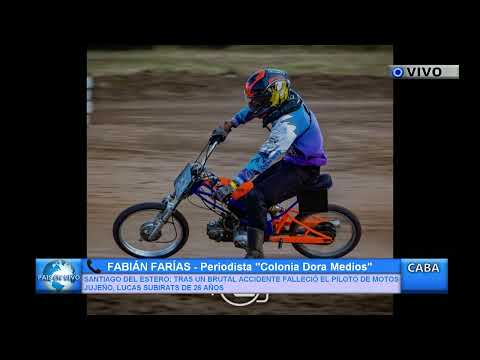 FATAL ACCIDENTE EN UNA COMPETENCIA DE MOTOS