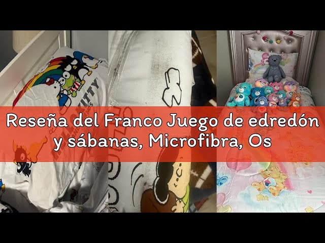 Vídeo relacionado con Franco Juego de edredón y sábanas, Microfibra, Red-Hello Kitty, 5 Piezas, tamaño Individual