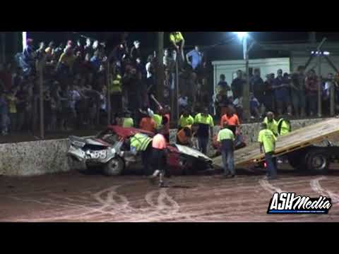 Modified Production: Michael Hally Rollover - Maryborough Speedway [Classic]