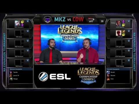 NA LCS Expansion 2015: COW vs MKZ G2 | compLexity.White vs Monstar Kittenz G2 (15.11.2014)
