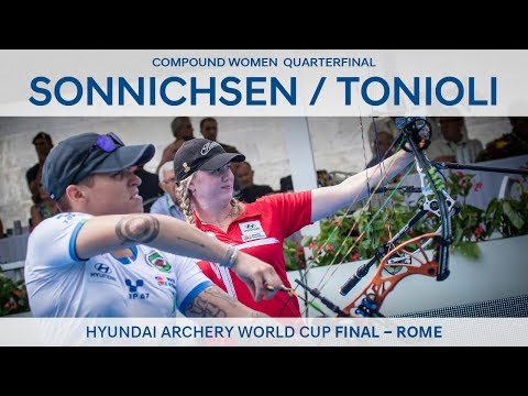 Sarah Sonnichsen v Marcella Tonioli – Compound Women’s Quarterfinal | Rome 2017
