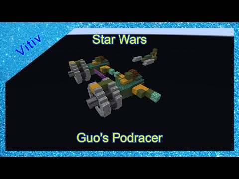 Star Wars Mars Guo's Podracer in Minecraft - Tutorial